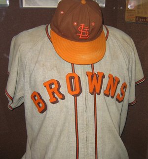 St. Louis Browns 1953 uniform artwork, This is a highly det…